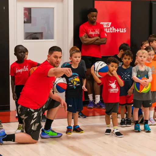 Young Stars coach mentoring players
